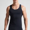 Tanktop Zonder Mouwen met Ronde Hals in Superieur Stretchkatoen