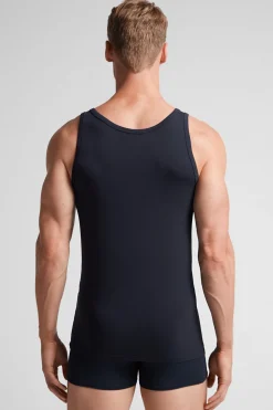 Tanktop Zonder Mouwen met Ronde Hals in Superieur Stretchkatoen