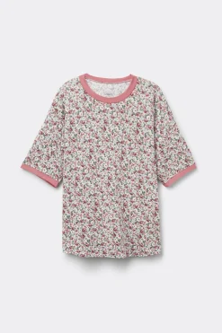 Trui met Korte Mouwen Floral Romance