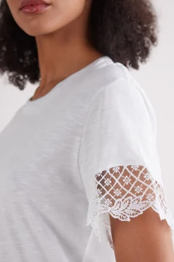 Trui met Korte Mouwen van Katoen Sophisticated Allure