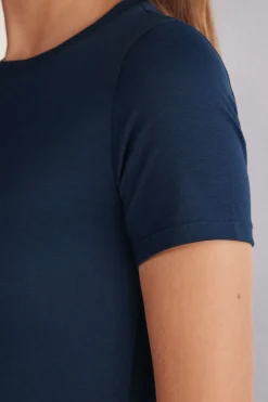 Trui met Korte Mouwen van Superieur Stretchkatoen
