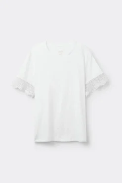 Trui met Korte Mouwen van Katoen Sophisticated Allure