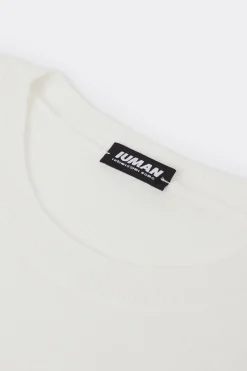 T-Shirt Gebreid van Gevlamd Katoen