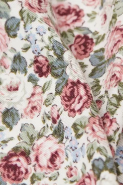 T-shirt met Boothals van Linnen Floral Romance