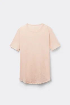 T-shirt met korte mouwen van linnen