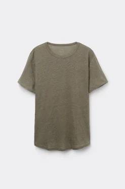 T-shirt met korte mouwen van linnen
