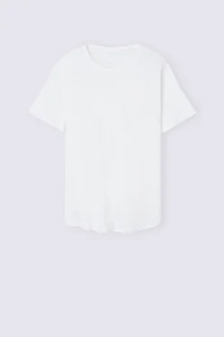 T-shirt met korte mouwen van linnen