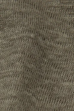 T-shirt met korte mouwen van linnen