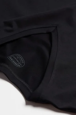 T-Shirt met V-Hals van Extrafijne Superieur Stretchkatoen