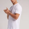 T-shirt Muscle Fit van Katoen