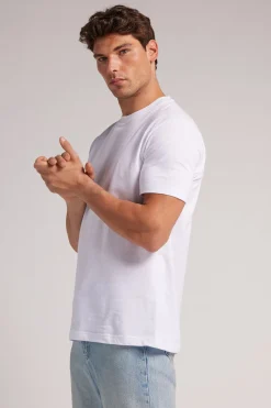 T-shirt Muscle Fit van Katoen