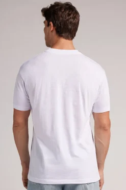 T-shirt Muscle Fit van Katoen