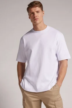 T-shirt Oversized van Katoen Interlock