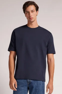 T-shirt Oversized van Katoen Interlock