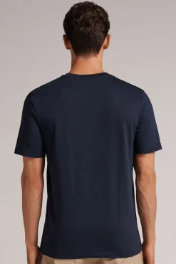 T-shirt van Gevlamd Katoen