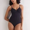 Vers bamboe dun bandjes bodysuit