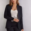 Vest van Katoenen Interlock met Lange Mouwen