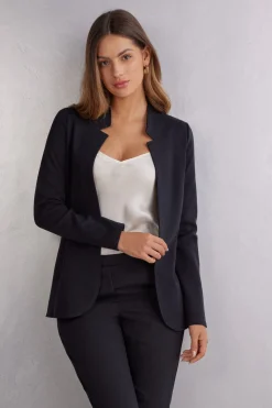 Vest van Katoenen Interlock met Lange Mouwen