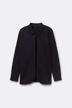 Vest van Katoenen Interlock met Lange Mouwen