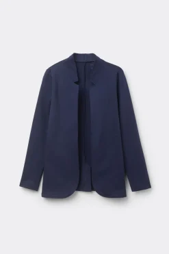 Vest van Katoenen Interlock met Lange Mouwen