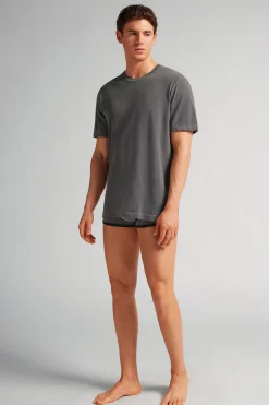 Washed Collection T-shirt van Katoen