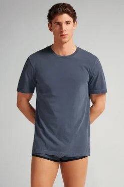 Washed Collection T-shirt van Katoen