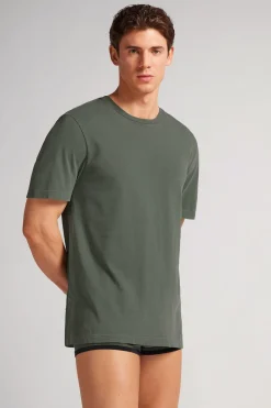 Washed Collection T-shirt van Katoen