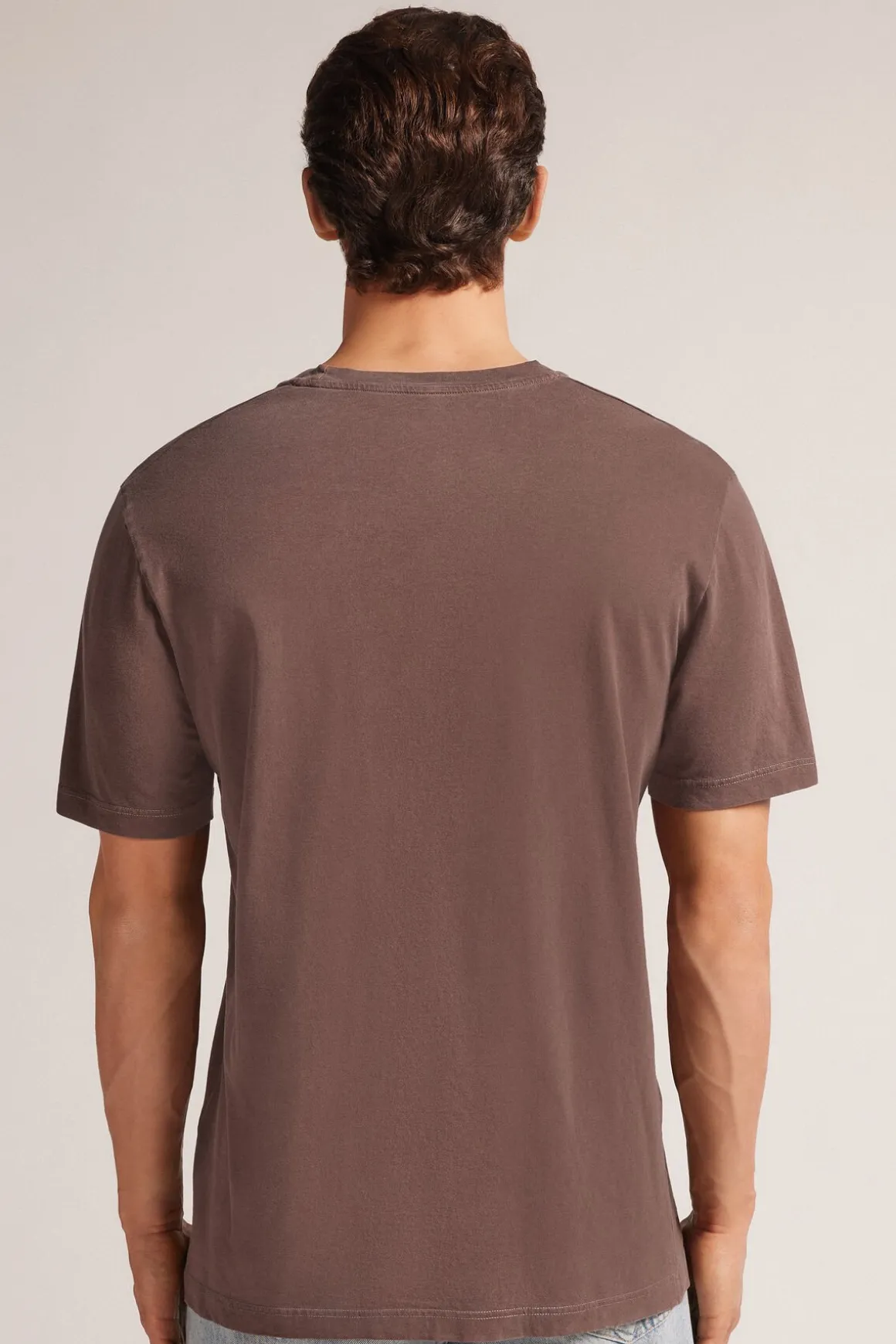 Washed Collection T-shirt van Katoen