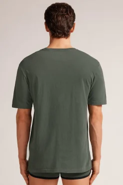 Washed Collection T-shirt van Katoen