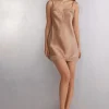 Zijden Slipdress met Kanten Detail