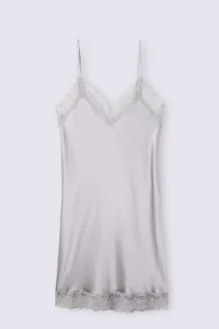 Zijden Slipdress met Kanten Detail