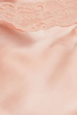 Zijden Slipdress met Kanten Detail