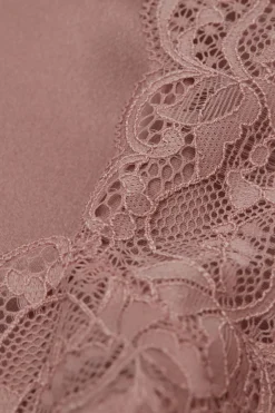 Zijden Slipdress met Kanten Detail