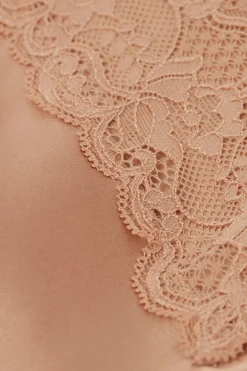 Zijden Slipdress met Kanten Detail