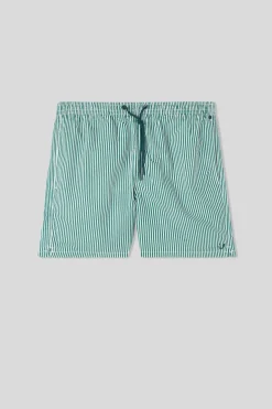Zwemboxer met Groene Streepjesprint