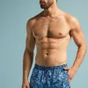 Zwemboxer met Majolicaprint Blauw