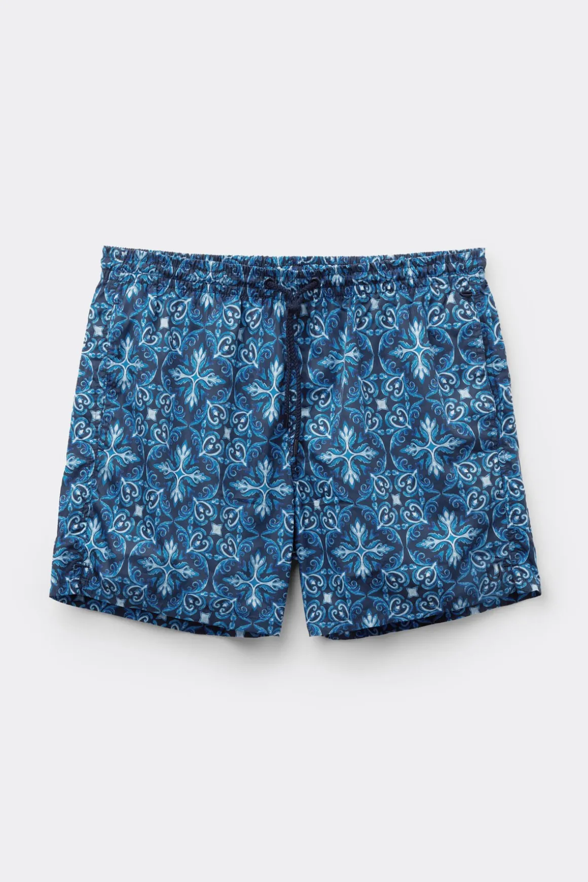 Zwemboxer met Majolicaprint Blauw