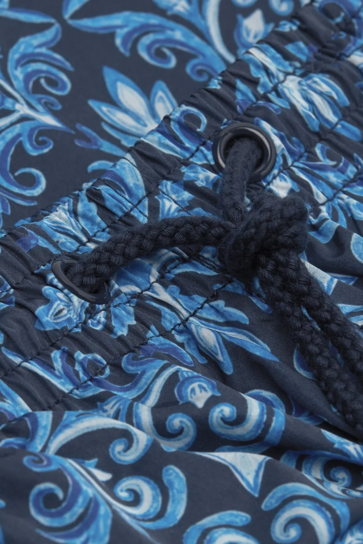 Zwemboxer met Majolicaprint Blauw