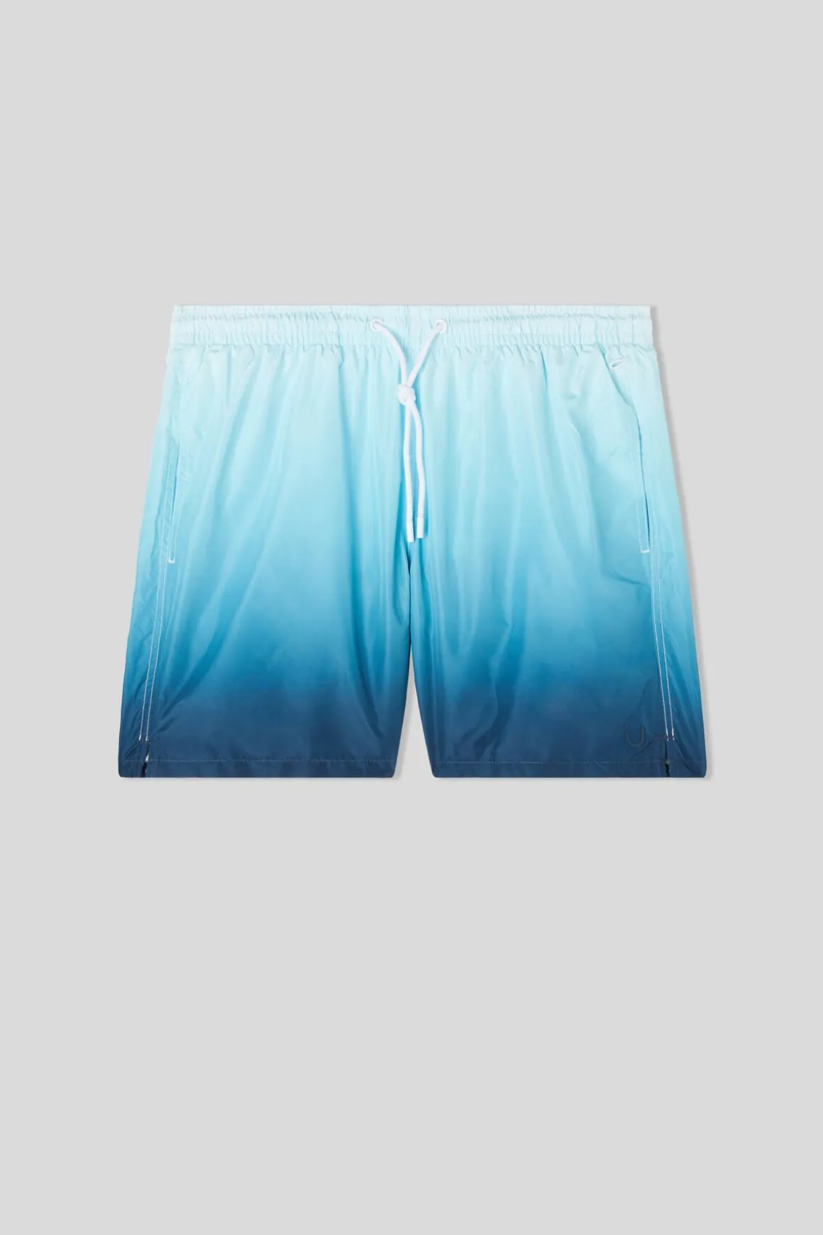 Zwemboxer met Wazige Print Blauw